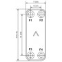 B4-60 паяный пластинчатый теплообменник Swep