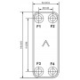 B3-30 паяный пластинчатый теплообменник Swep