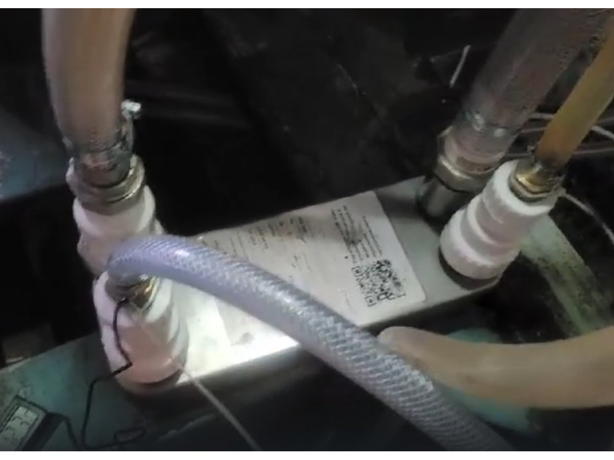 Отзыв заказчика о работе паяного теплообменника ТТ27-30 для системы охлаждения